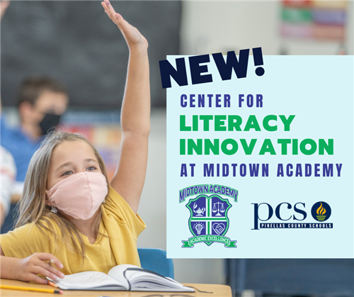 Child raising hand at Center for Literacy Innovation 